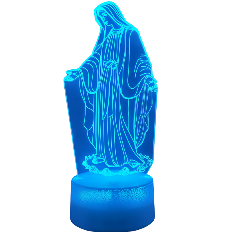 lampe chrétienne sainte vierge
