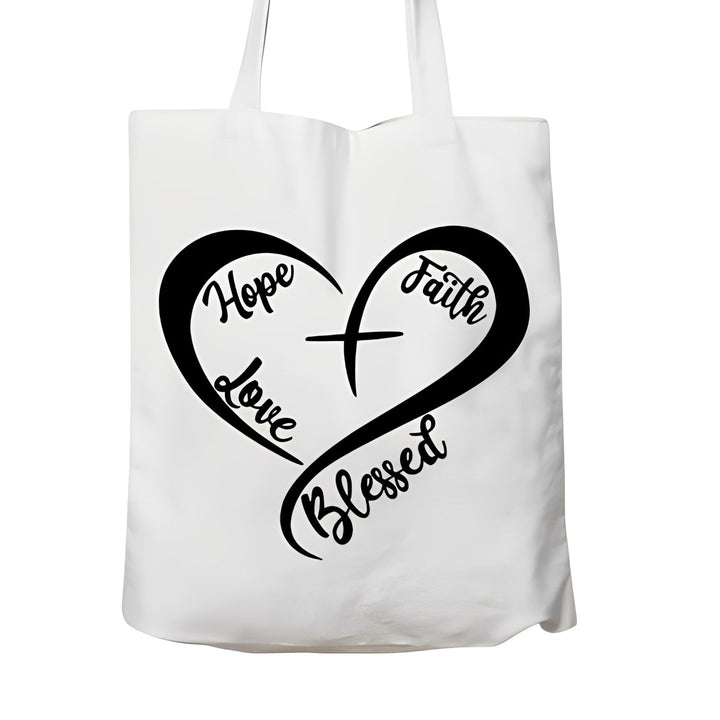 tote bag chrétien blessed