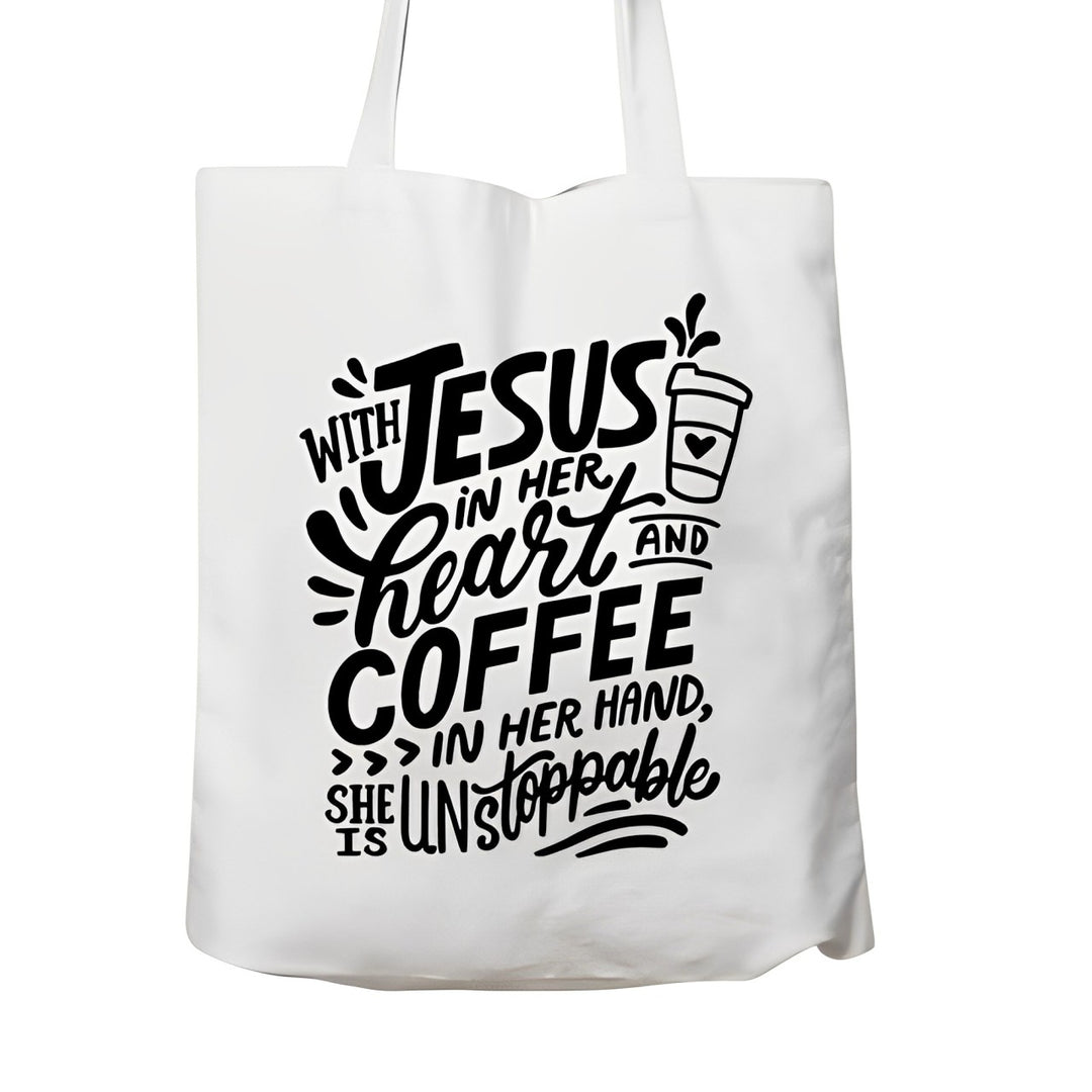 tote bag chrétien coffee