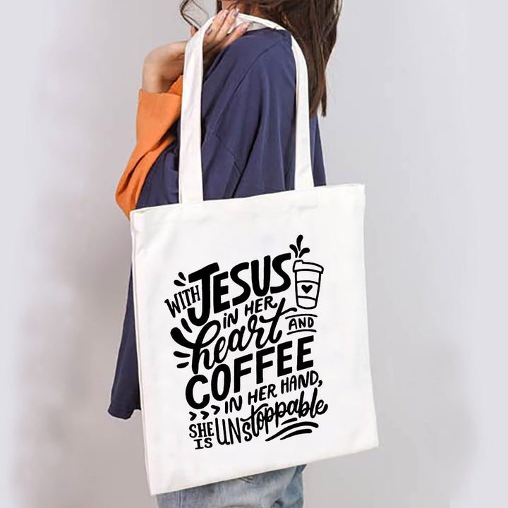 tote bag chrétien coffee