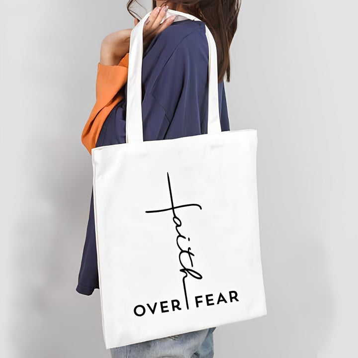 tote bag chrétien over fear