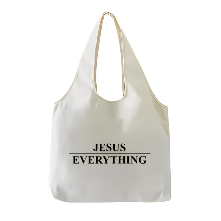 tote bag chrétien jésus everything