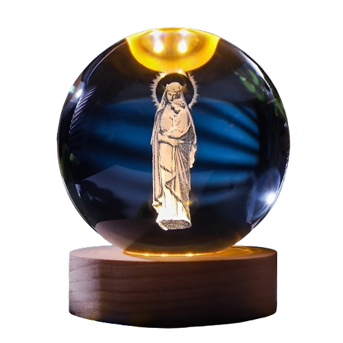 Christian Night Light Mother of God